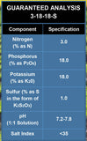 Fertilizer, Liquid 100% ortho  3-18-18-1S