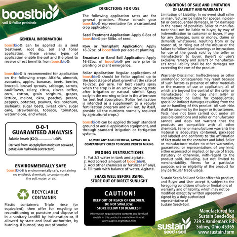 BoostBio Soil & Foliar Prebiotic