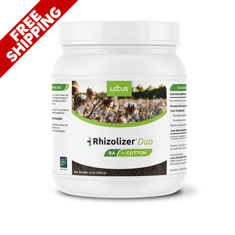Rhizolizer Duo Box Applied for Cotton