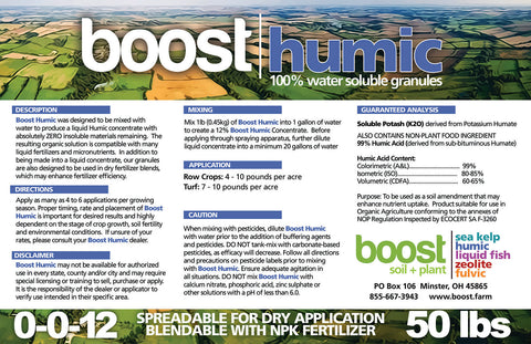 Boost Humic Granules